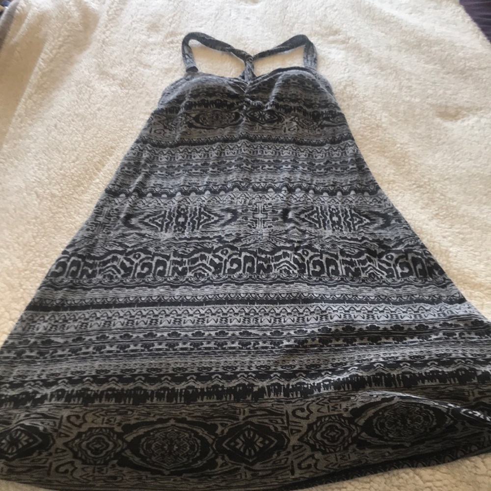 Cross-back Dakini dress with built-in bra.